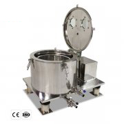 Top discharge stainless steel centrifuge